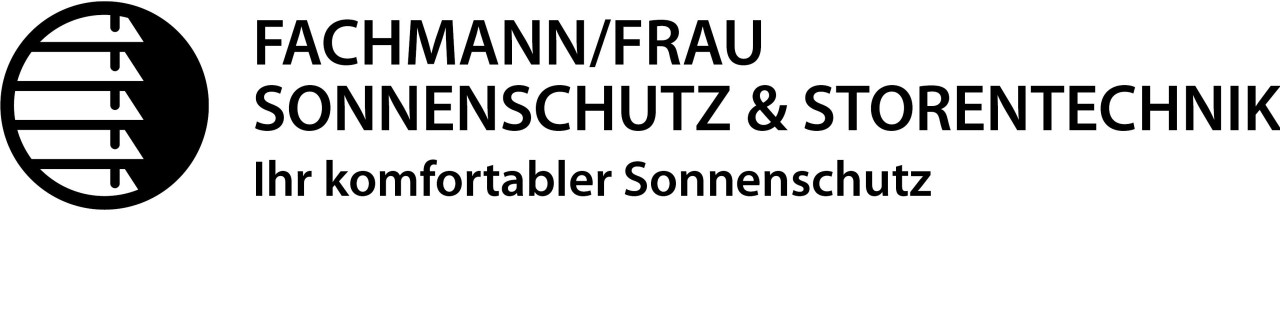 Logo Fachmann/frau Sonnenschutz und Storentechnik - Ihr konfortabler Sonnenschutz Logo Fachmann/frau Sonnenschutz und Storentechnik - Ihr konfortabler Sonnenschutz